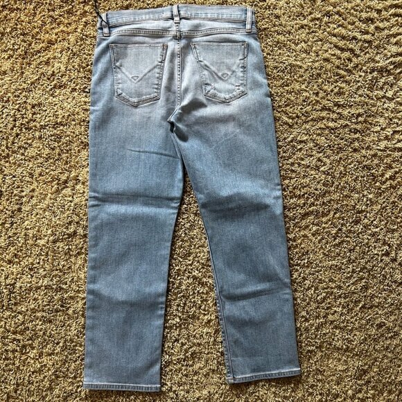 HUDSON Nico Mid-Rise Straight Ankle Jeans in Light Wash Size 28 New without Tags - Picture 3 of 6